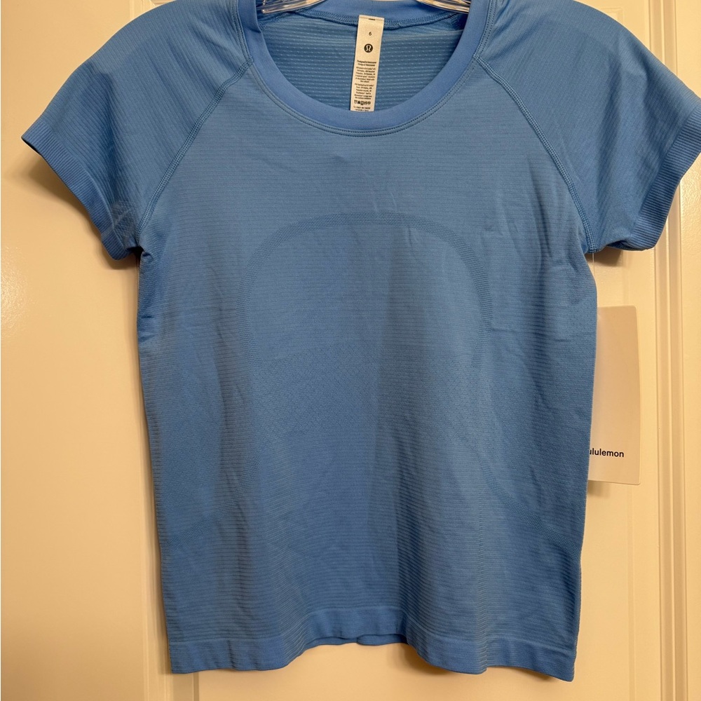 Lululemon Athletica Light Blue Short Sleeve Tee